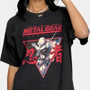 NEW Metal Gear Solid Unisex Tee – Retro Vintage Short-Sleeve Shirt